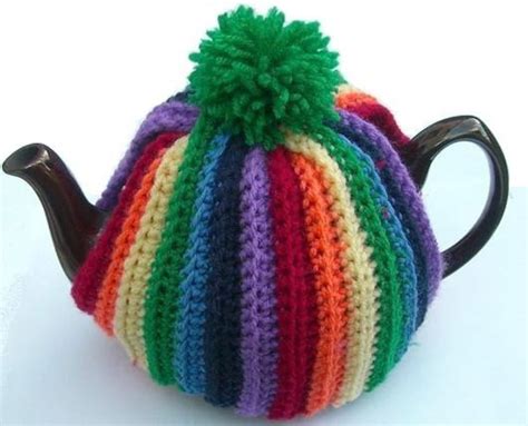 crochet pattern  tea cosy teapot cozy dk  etsy