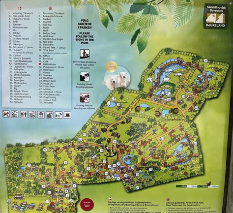 wildlife park map zoochat