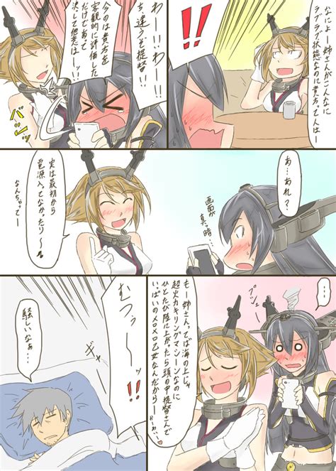 admiral nagato and mutsu kantai collection drawn by