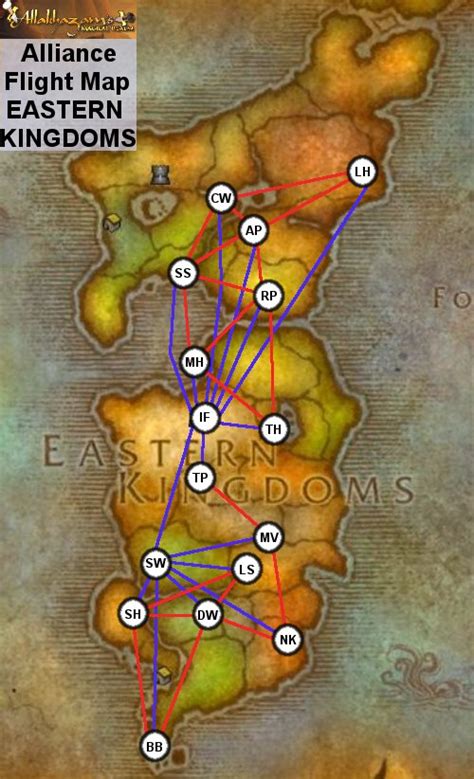 Wow Classic Flight Path Map Time Zones Map World