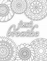 Breathe Coloring sketch template