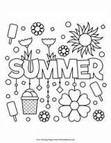 Summer Pages Coloring Pdf Seasons Printable Primarygames sketch template