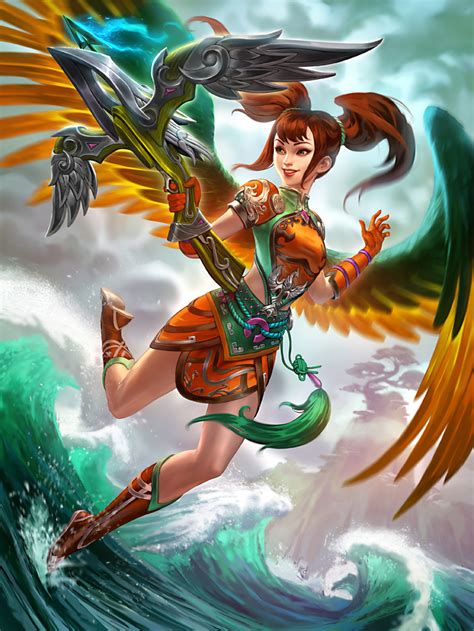 Smite Reborn Jingwei By Scebiqu On Deviantart