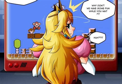 Mario Bros Princess Peach In Help Me Mario The