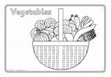 Colouring Sheets Sparklebox Vegetable Preview sketch template