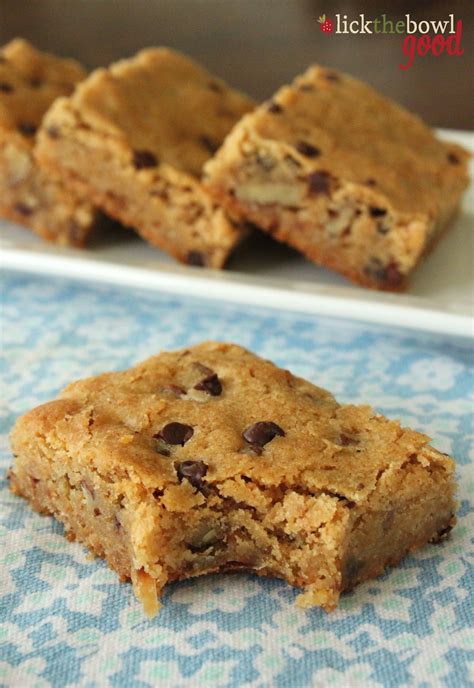 Lick The Bowl Good Blondies Bars And A Cookbook Giveaway