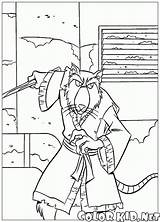 Splinter Colorkid Mestre sketch template