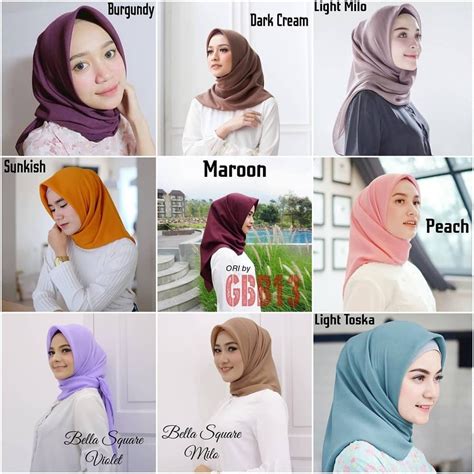 warna burgundy hijab hijab casual