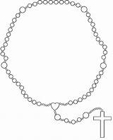 Rosary Clip Clipart Prayer Clipground sketch template