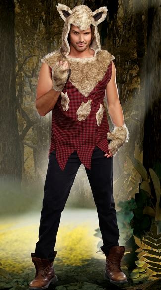 men s sexy bad wolf costume wolf costume for men furry