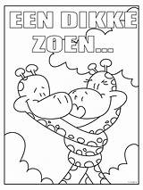 Kleurplaten Dikke Zoen Kleurplaat Bedankt Kusjes Liebe Vaderdag Geven Moederdag Liefde Peuters Tekening Knutselen Kleuters sketch template
