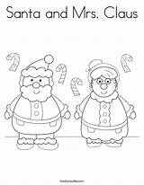 Claus Santa Mrs Coloring Pages Pole North Print Color Tree Christmas Printable Number Outline Twistynoodle Noodle Built California Usa Twisty sketch template