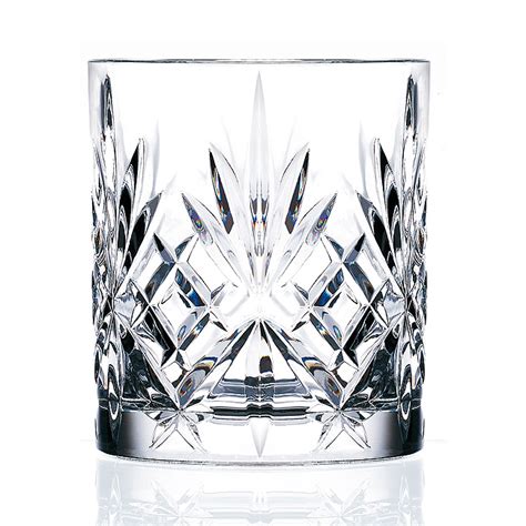 Rcr Crystal Double Old Fashioned Glass Set Of 6