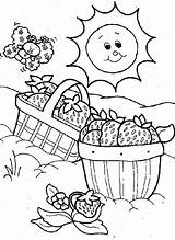 Picnic Coloring Pages Basket Strawberry Family Shortcake Blanket Printable Drawing Color Getcolorings Teddy Bear Getdrawings Netart Astounding sketch template