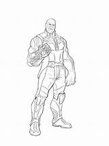 Thanos Colorir Gauntlet Superhelden Avangers Dibujar Vingadores Improveyourdrawings Justamante sketch template