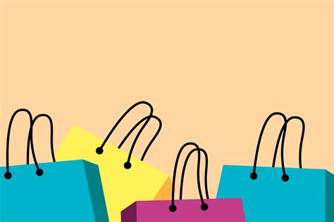 shopping concept  bags background vector illustration eps