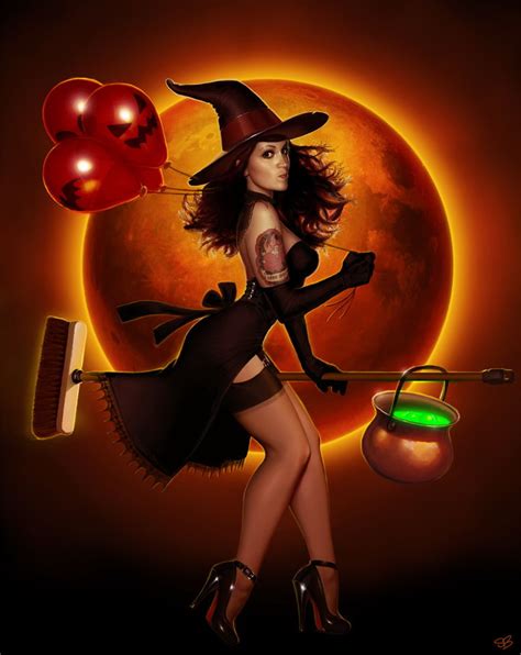Halloween Party Pin Up Poster By Papaninja Pin Up And
