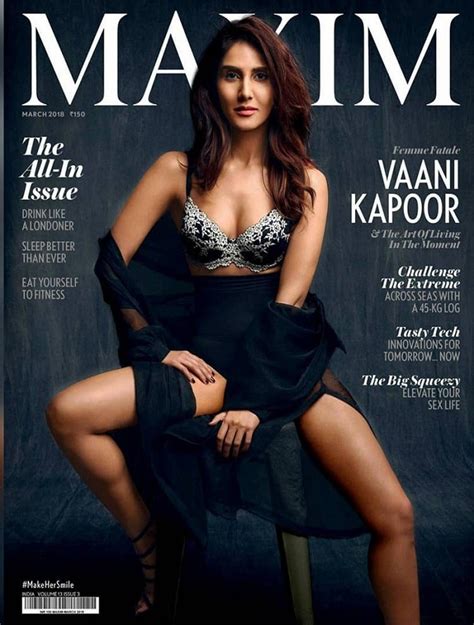 Vaani Kapoor Is Oozing Hot And Sexy Pics On The Cover Of Maxim March 2018