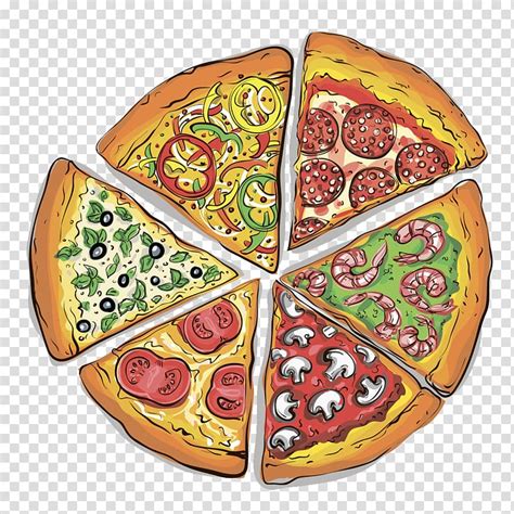 assorted flavor  pizza pizza   italian cuisine illustration pizza transparent