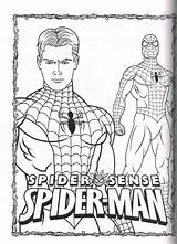 Spider Coloring Man Bendon Activity Color Pages Spiderman Sense Spiderfan Comics sketch template
