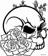 Coloring Skull Pages Printable Sugar Color Popular sketch template