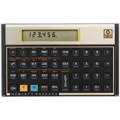 hp  financial programmable calculator  digit lcd walmartcom