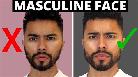 how to have a masculine face youtube