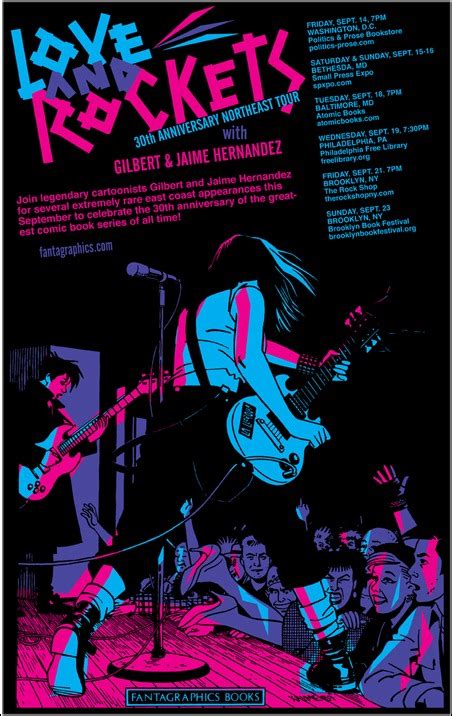 love and rockets 30th anniversary northeast tour in september
