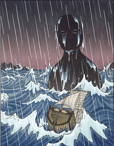 umibozu el monstruo marino de la mitologia japonesa monstruopedia