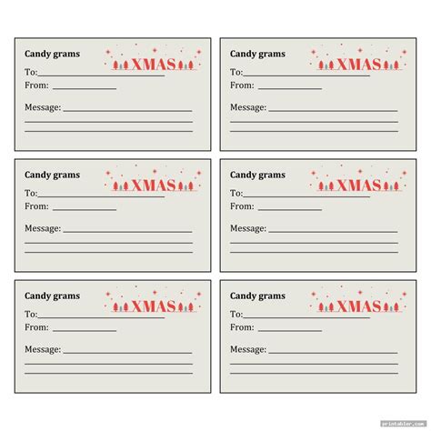 candy grams christmas printable gridgitcom