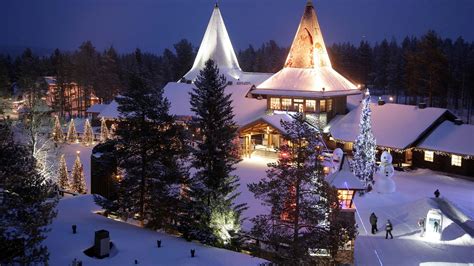 santa claus village  finnish lapland xmas  north pole nordic visitor