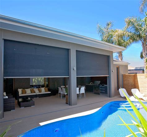 stay cool  outdoor roller blinds   sunshine coast outdoor roller blinds outdoor