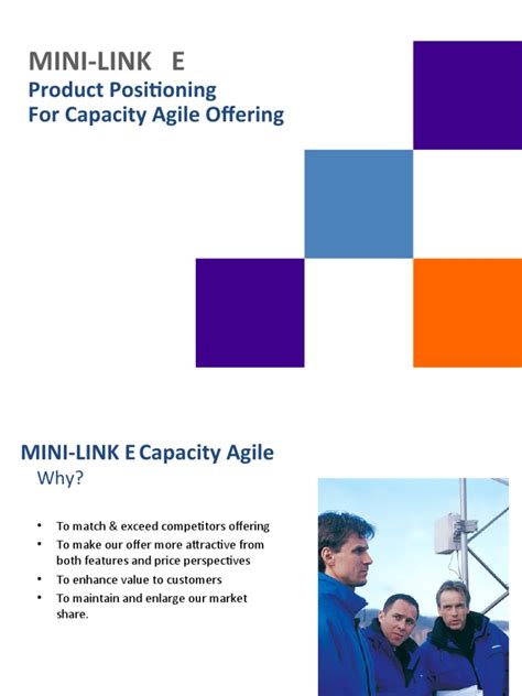 mini link  product positioning  capacity agile offering ericsson  microeconomics