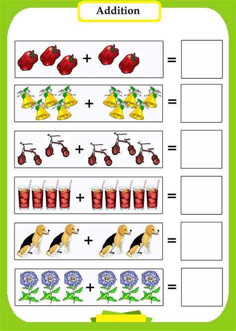 kindergarten math worksheets match   gif kindergarten math