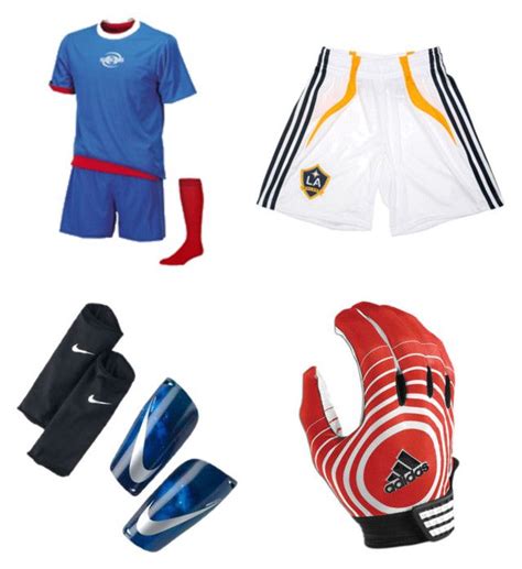 soccer equipments  timmichael  polyvore featuring equipment