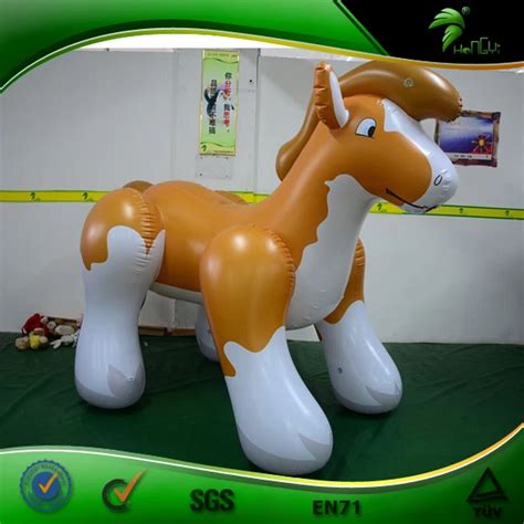 hongyi inflatable horse toy  sph bouncy inflatable brown horse custom inflatable horse buy