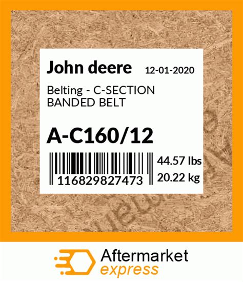 belting  section banded belt fits john deere price