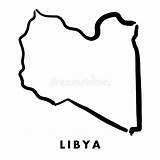 Libya sketch template