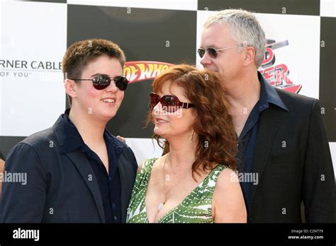 Susan Sarandon Tim Robbins And Their Son Speed Racer Premiere Held