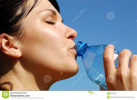 thirsty woman 7 royalty free stock image image 2619076
