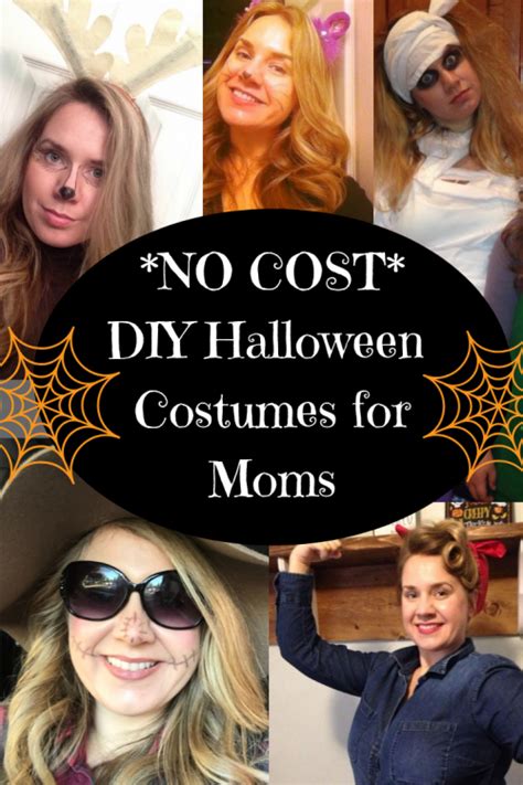 no cost diy halloween costumes for moms diy with my guy easy