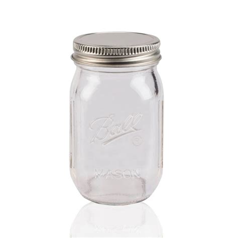 frasco de vidrio  tapa mason jar mini oz  piezas