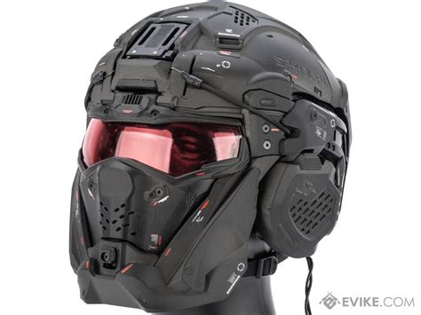 sru sr tactical helmet  integrated cooling system flip  visor