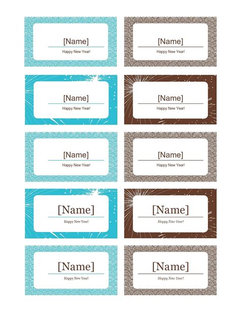 printable place card templates  templatelab