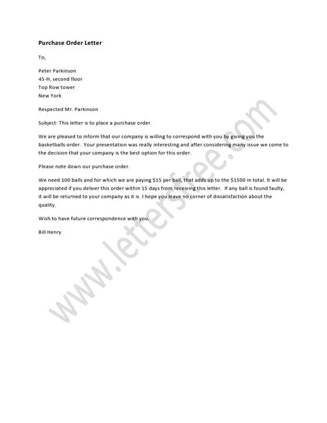 purchase order letter  letters order letter lettering