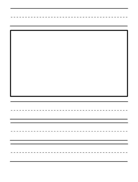 kindergarten writing template kindergarten