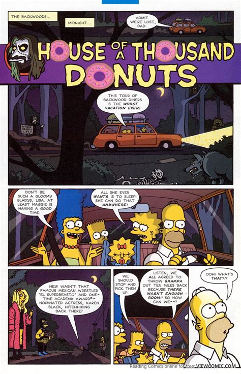 Bart Simpsons Treehouse Of Horror 010 2004 Read Bart Simpsons