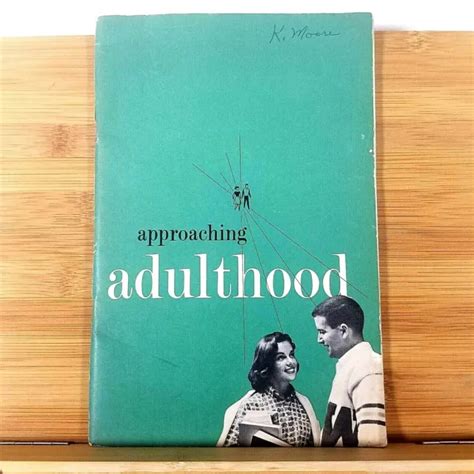 Approaching Adulthood 1963 Vintage Sex Education Booklet By The Ama