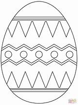 Easter Paques Oeuf Osterei Eggs Ostern Zacken Ostereier Malvorlage Supercoloring Gratuit sketch template