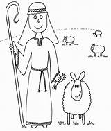 Shepherd Shepherds Lost Kleurplaten Lammetjes Sketchite Herder Coloringfolder sketch template